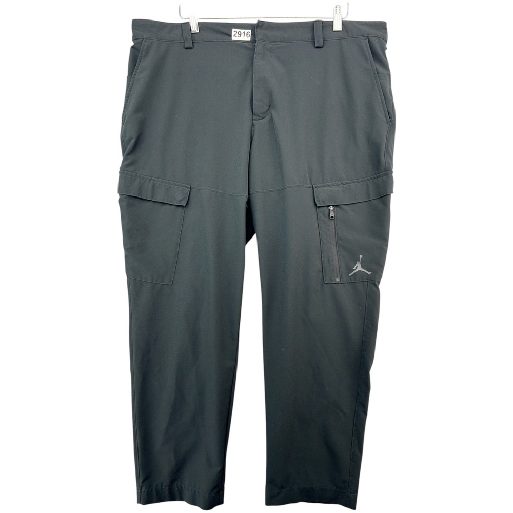 Jordan Mens Slim Fit Cargo Pants Black 40x30 DZ0542-010 Jumpman Stretch Trousers